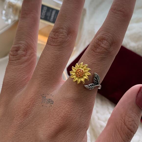 Fidget Ring, Anxiety Ring for Women, Spinner Ring, Y2K Ring, Adjustable Ring - Picture 2 of 6